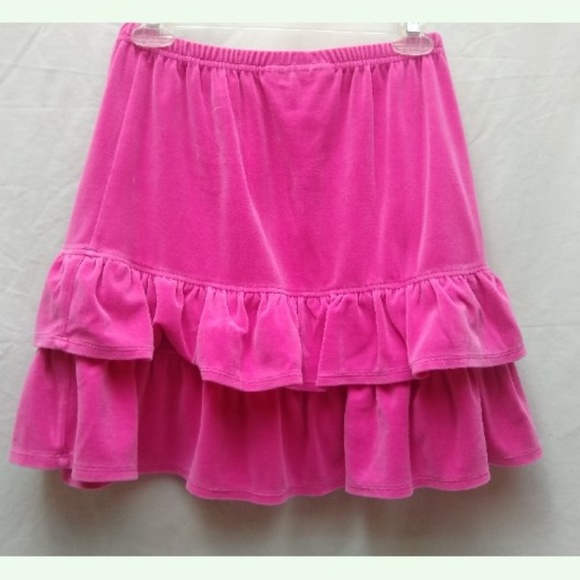 Hanna Andersson Other - Hanna Andersson Pink Velour Skirt  150 / 12